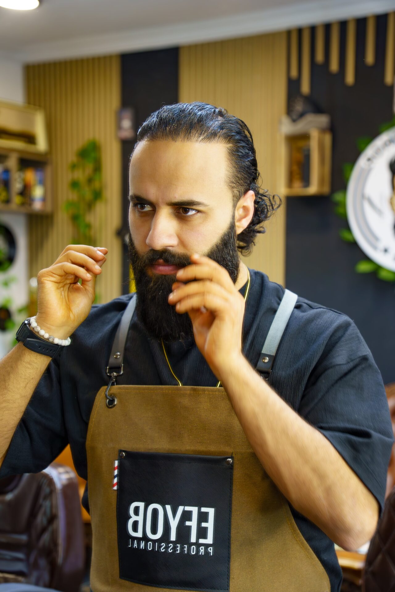 Master Barber Hüseyin im The BABO Barbershop